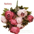 thumbnail image 3 of Fuwaxung Fall Decorations for Home Autumn Peony 13 European-Style Wrapped Peony Bouquet Wedding Home Floral Imitation Flower Peony Flower, 3 of 6