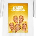 thumbnail image 6 of It's Always Sunny In Philadelphia Key Art Crew Neck Short Sleeve Women's White T-shirt-3XL, 6 of 7