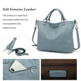 thumbnail image 5 of Kattee Women's Soft Leather Tote Bag, Top Satchel Purses and Handbags, 5 of 7