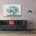 thumbnail image 3 of Epic Graffiti 'Blue Hydrangea Cottage Crop' by Carol Rowan, Giclee Canvas Wall Art, 60"x40", 3 of 8