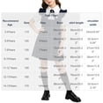 thumbnail image 7 of ATOGUTA Uniform Dresses For Girls Summer Short Sleeve Ruffle A Line Cute Vacation Beach Mini Tshirt Dress Size 3T-15, Navy, 7 of 7