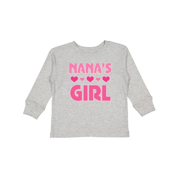Inktastic Nana's Girl Grandchild Girls Long Sleeve Toddler T-Shirt