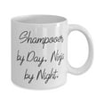 thumbnail image 2 of Joke Shampooer Gifts, Shampooer by Day. Ninja by Night, Useful 15oz Mug For Colleagues, Cup From Friends, Coffee mug, Tea mug, Travel mug, Ceramic mug, Funny mug, Gift for coffee lover, Gift for, 2 of 2