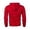Red, variant on Men's Autumn Color Block Dot Print Zip Up Hooded Sweatshirt Patchwork Long Sleeve Casual Jacket Hoodies for Men Red，XXXL