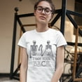 thumbnail image 3 of Tee Hunt I Got Your Back T-Shirt Happy Halloween Spooky Skeletons Women's T-Shirt Tee, White, Small, 3 of 5