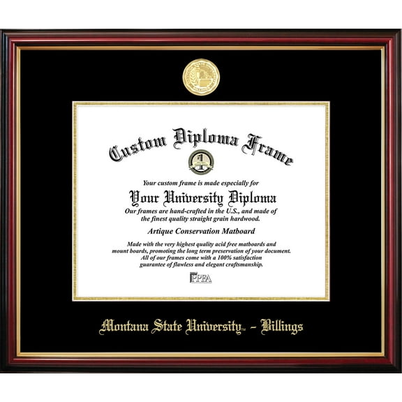 Montana State Petite Diploma Frame