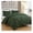 Forest Green, variant on Berlin Olive Green Pinch Pleat Full Comforter Set, 3-Piece (Comforter and Pillow Shams) - Soft Pintuck, Lightweight All Season Microfiber Bedding