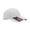 White, variant on Monterey Club 6 Panel Cotton Twill USA Flag Cap #C583