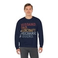 thumbnail image 5 of Aircraft Mechanic Sweatshirt Gifts Crew Neck Shirt Long Sleeve Unisex, 5 of 5