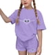 thumbnail image 2 of Conjuntos de blusas y camisas de cuello redondo y manga corta para niños Conjunto de dos piezas de blusas de cuello redondo y manga corta con estampado del Día de San Patricio para niños Niños poliést, 2 of 6