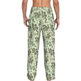 thumbnail image 7 of Salouo Green Snake Print Pajama Pants for Men, Lounge Pants Elastic Waistband Casual Men's sleepwear Loungewear Sleep Pajama Pant -Large, 7 of 7