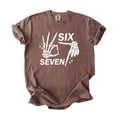 thumbnail image 4 of Six Seven Skeleton Shirt for Men & Women Funny Gen Z 6 7 Halloween Meme Tee Espresso Shirt Adult Large, 4 of 4