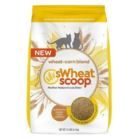 UPC: 0787748607158 | Pestell Pet Products 877026 Scoop Wheat-Corn Blend Unscented Clumping Cat Litter Bag  12 lbs