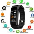 thumbnail image 2 of HEVIRGO C5S Bluetooth-compatible Waterproof Heart Rate Sleep Monitor Fitness Sports Smart Bracelet, 2 of 10