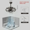 XNGGNG Best sells Modern Enclosed Ceiling Fan Indoor with Remote