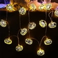 thumbnail image 1 of Halloween String Lights 9.8ft 20LED Battery Powered Jack-o-lanterns with 2 Modes IP44 Waterproof Fall Halloween String Lights Party Decoration Garden Yard, 1 of 11