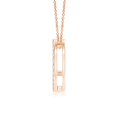 thumbnail image 2 of ANGARA IGI Certified Lab Grown 1.06 Ct Diamond Pendant for Women in 14K Rose Gold (Size-2.2mm|Color-F-G|Clarity-VS) | April Birthstone, Anniversary, Jewelry Gift for Women | Diamond Necklace, 2 of 8