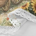 thumbnail image 4 of YAZAOO Round Tablecloth Cow Sunflowers Barn and Cart Pattern Tableclothes, 4 of 8