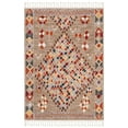 thumbnail image 2 of Safavieh Farmhouse Amina Southwestern Area Rug, Taupe/Navy, 4' x 5'4", 2 of 11