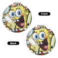 thumbnail image 2 of Zufioo SpongeBob SquarePants Miroir de Maquillage Portable de Poche, Miroir de Beauté Pliable à Main Grossissant Adapté pour Portefeuille Sac à Main pour Femmes-Forme Ronde, 2 of 9