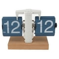 thumbnail image 2 of Vintage Design Auto Flip Clock Desk Clock with Exquisite , Stable Placement Knob Time Adjustment and Rear Battery Compartment, 2 of 7
