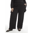 thumbnail image 3 of June & Vie Women's Plus Size Knitted Pull-On Pants, 3 of 4