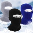 thumbnail image 2 of Unisex cubierta de cara completa 1 agujero máscara de esquí pasamontañas gorros sombreros para hombres mujeres ejército táctico a prueba de viento gorro de punto gorros cálidos de invierno Gao Jinjia LED, 2 of 2