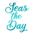 thumbnail image 2 of Allen, Kimberly 12x12 White Modern Wood Framed Museum Art Print Titled - Seas the Day, 2 of 4