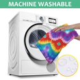 thumbnail image 6 of Colorful Rainbow Tie Dye Spiral Pattern Rectangle Tablecloth 60"x120",Waterproof Polyester Rectangle Table Cloth, Wipeable Spillproof Polyester Tablecloth for Dining, Camping, Indoor and Outdoor, 6 of 6