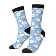thumbnail image 1 of Fotbe Daisies Flowers Calcetas Largas con Estampado para Hombre y Mujer – Calcetas de Compresión Transpirables y Elásticas, Viajar y Uso Diario Talla 5-11, 1 of 6