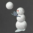 thumbnail image 2 of CafePress - Volleyball Snowman Maternity Dark T Shirt - Maternity Dark T-Shirt, 2 of 3