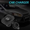 thumbnail image 3 of Cargador USB Adaptador de corriente de enchufe USB dual con cubierta impermeable para 12V Car Marine Tmvgtek Autopartes, 3 of 9