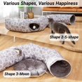 thumbnail image 4 of Cama tipo túnel para gatos Luckitty, plegable, 98 x 25 cm, 4 of 8