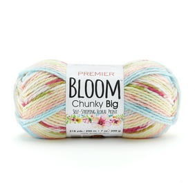 Premier Yarns - Bloom Chunky Big Yarn - Snapdragon - 7oz 218yds - 5 Bulky Weight - Acrylic