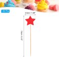 thumbnail image 2 of Uxcell Little Star Cupcake Toppers, Star Cupcake Picks Birthday Cake Decorations, Red 50 Pcs, 2 of 7