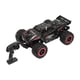thumbnail image 2 of Modelo de coche de control remoto con faros funcionales Regalos 80M Control remoto 1:18 Negro Rojo, 2 of 9