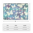 thumbnail image 7 of YFYANG 72"x48" Non-Slip Flannel Carpet Doormat, Living Room Bedroom Office Decorative Area Rugs, Indoor Dream Butterfly Geometry Floor Mats, 7 of 7