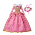 thumbnail image 1 of Disney Sleep Beauty Girl Costume Aurora Belle Princess Dress Children Fancy Kids Cosplay Luxury Costume Halloween Xmas Clothes5T (tag 120) Gao Jinjia LED, 1 of 2