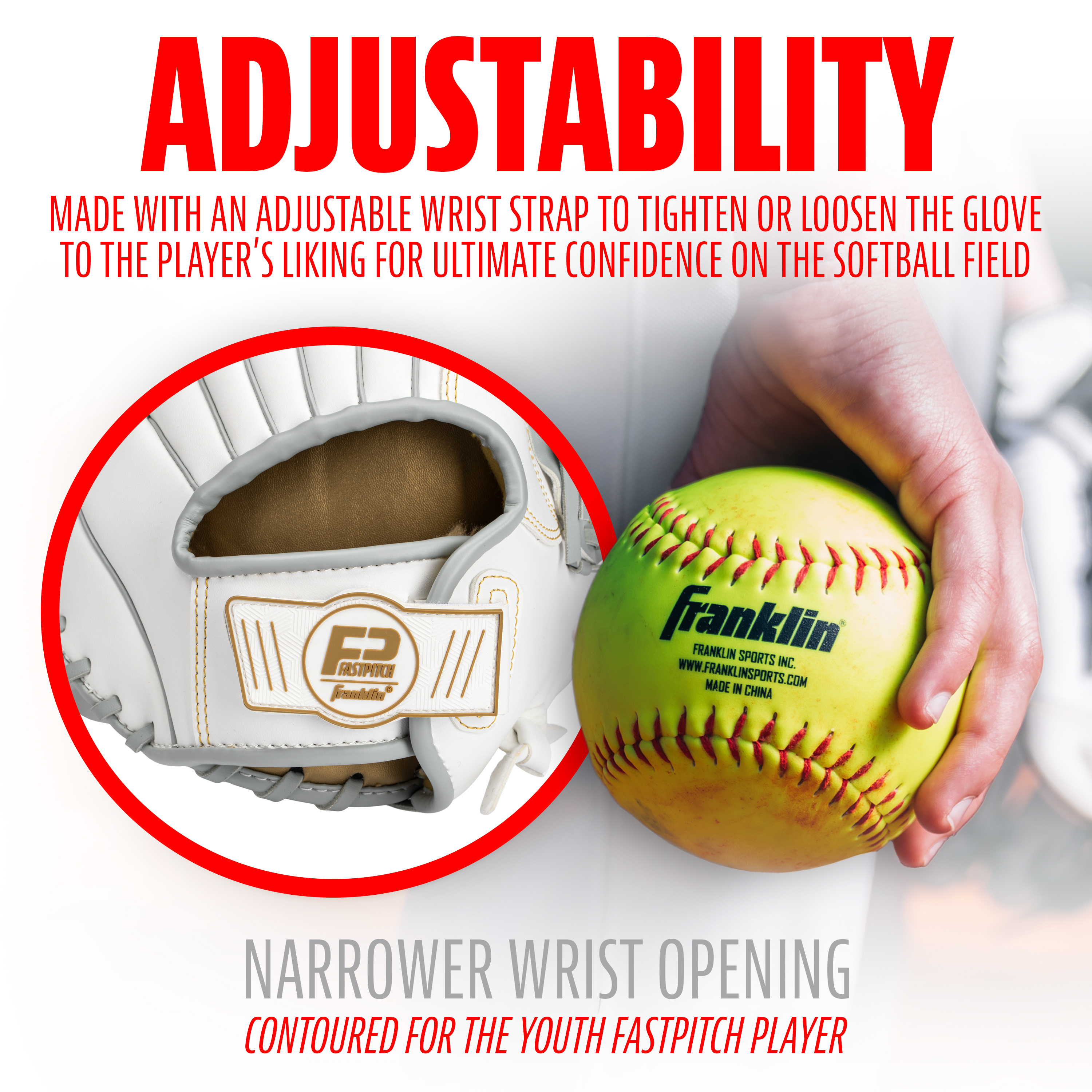 Franklin Sports Field Master Fastpitch Softball Glove 12 In photo 6