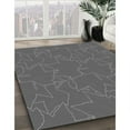 thumbnail image 3 of Ahgly Company Machine Washable Indoor Square Transitional Gray Area Rugs, 7' Square, 3 of 7