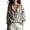 Gray #E, variant on Women's Striped Button Up Shirts Dressy Casual Office Travel Outfits Loose Rolled Long Sleeve Collared Blouses (M, Gray)