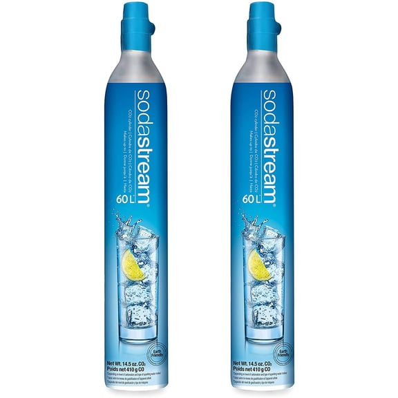 SodaStream Screw-In CO2 Cylinder, 2pk