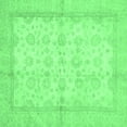 thumbnail image 1 of Ahgly Company Indoor Square Oriental Emerald Green Traditional Area Rugs, 6' Square, 1 of 4
