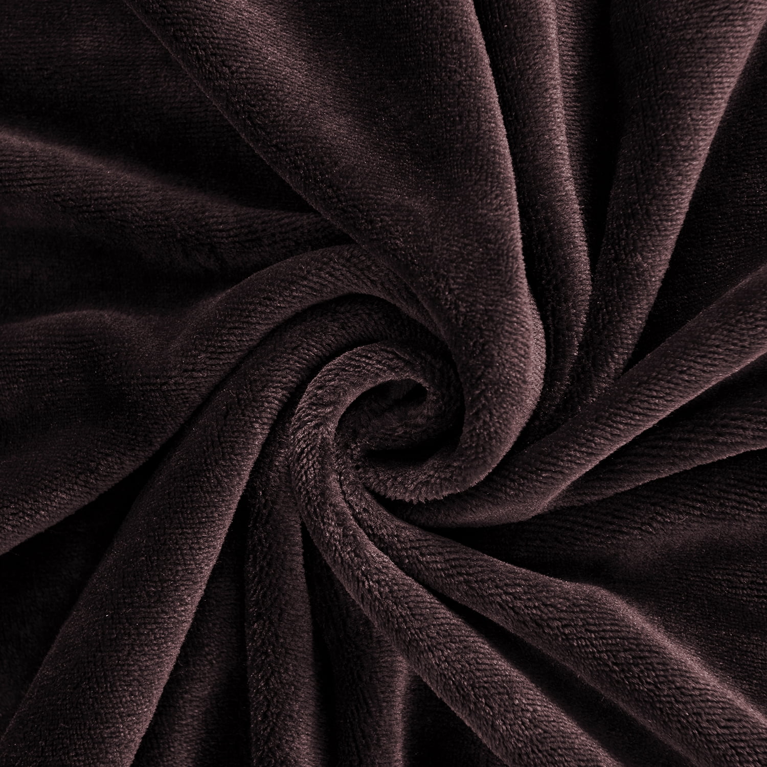 JML All-Season Lightweight Warm Fleece Bed Blanket, Brown, Queen