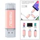 thumbnail image 4 of Unidad Flash USB 3.0 3 en 1 Tipo C de 128 GB Y Unidad Flash Micro USB para PC con IOS / Android Rosa Sunnimix Memoria USB, 4 of 8