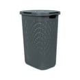thumbnail image 5 of Mind Reader 60L Slim Laundry Hamper Clothes Basket, Lid, Plastic, 17.65"L x 13.75"W x 24.15"H, Gray, 5 of 9