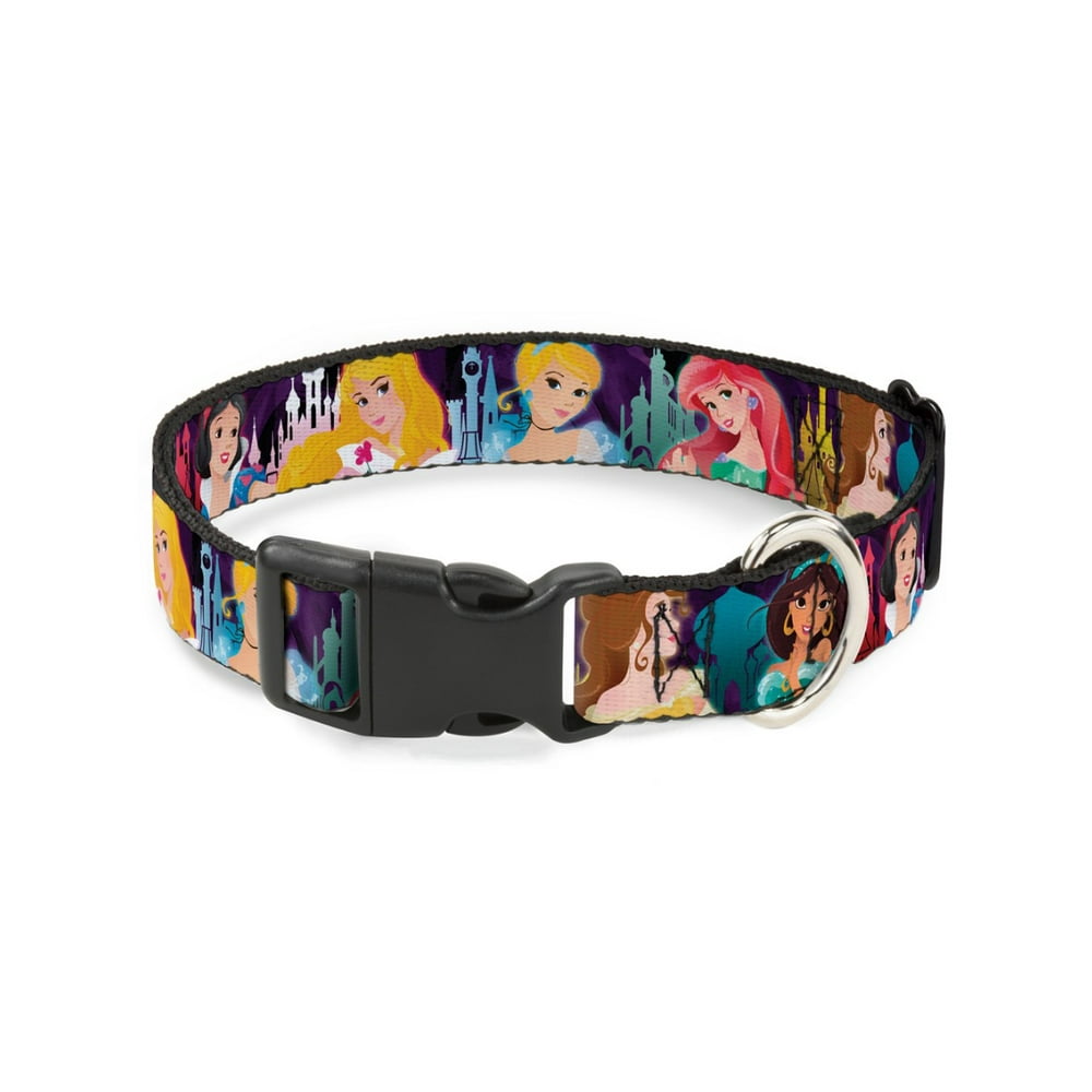 BuckleDown Disney Princess Poses/Castle Silhouettes Purples/Multicolor