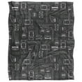 thumbnail image 2 of Batman Be Vigilant Pattern Officially Licensed Silky Touch Super Soft Throw Blanket 50' x 60', 2 of 6