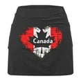 thumbnail image 5 of LEBONYARD 2025 Clearance Clothes,Women's Breathable Seamless Yoga Skort,Women's Maple Leaves Print Pleated Tennis Skirts Athletic Stretchy Yoga Fake Two Piece Shorts Skirt Black L, 5 of 5
