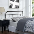 thumbnail image 2 of Allora Powder-Coated Steel Brown Headboard Spindle Cottage Style 60", 2 of 4